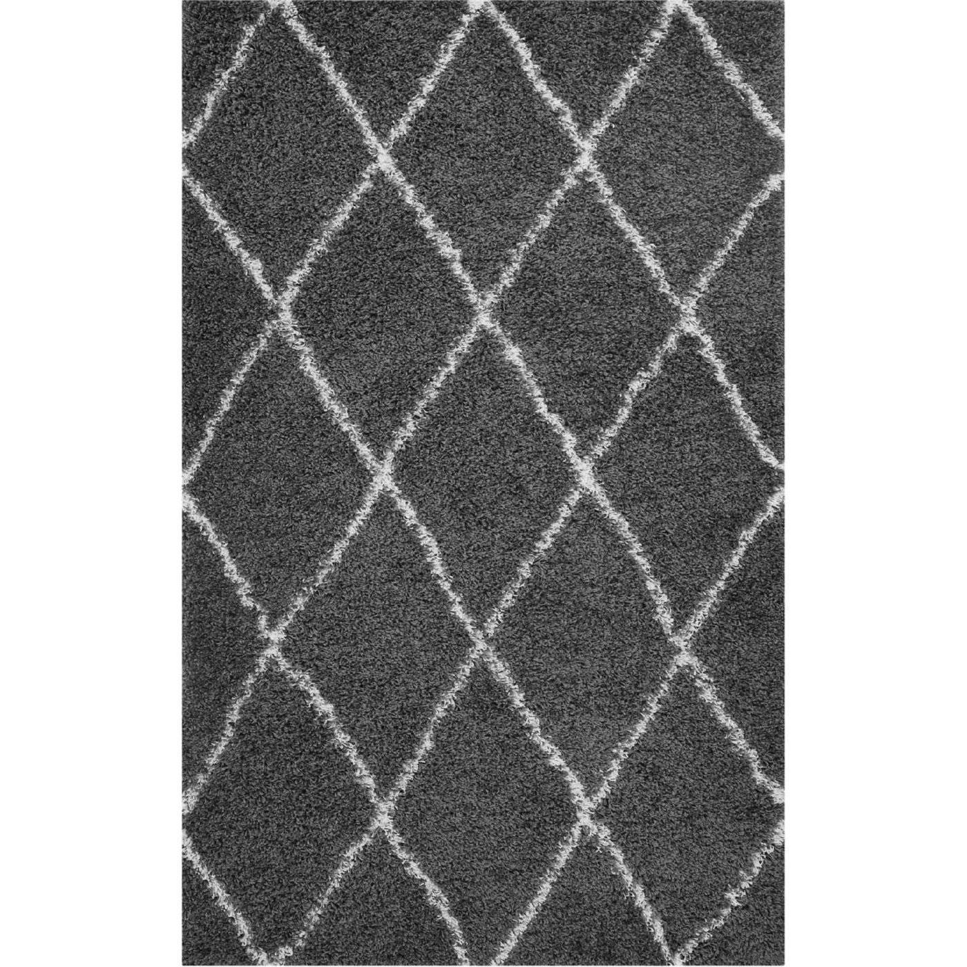 Dark Gray Carpet Lovely Toryn Diamond Lattice 5 X 8 Shag Area Rug In Dark Gray Of Dark Gray Carpet 
