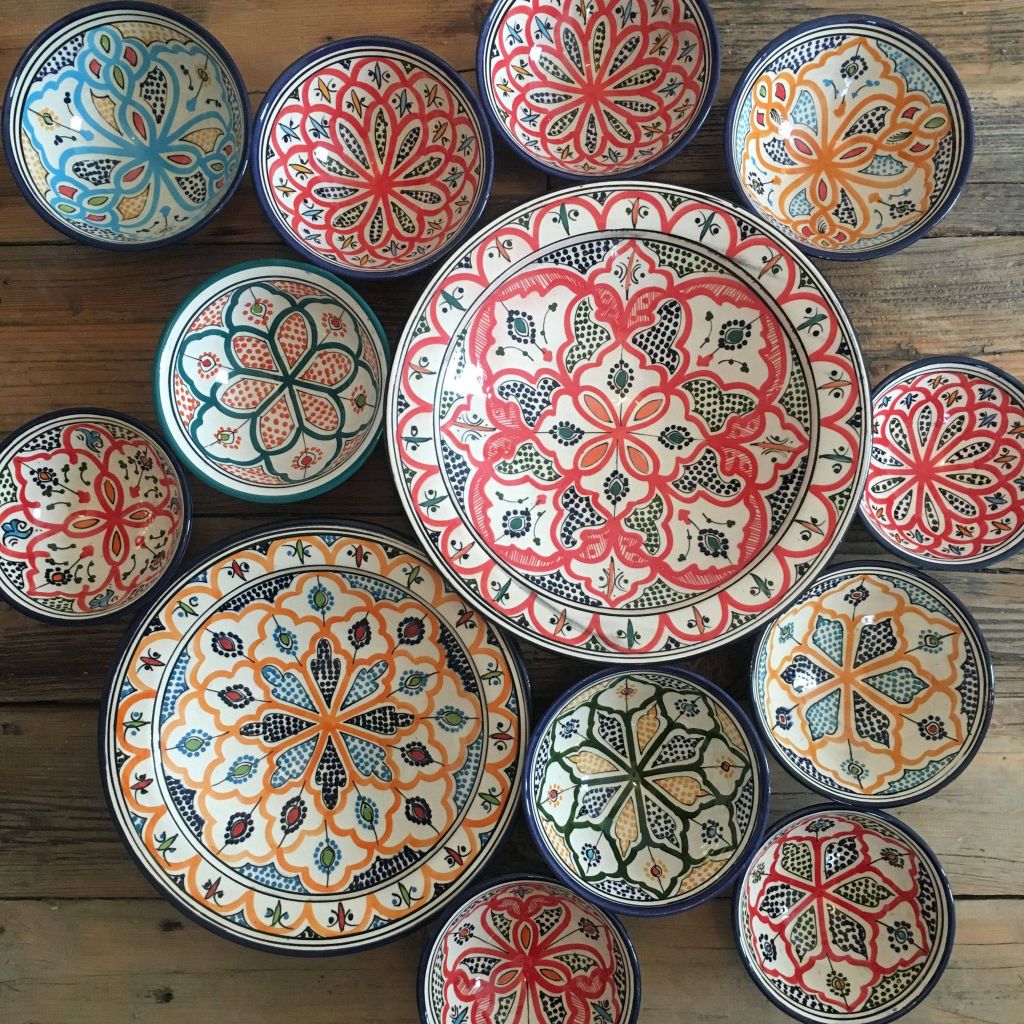 Picturesque Moroccan Decorative Wall Plates | Home Design