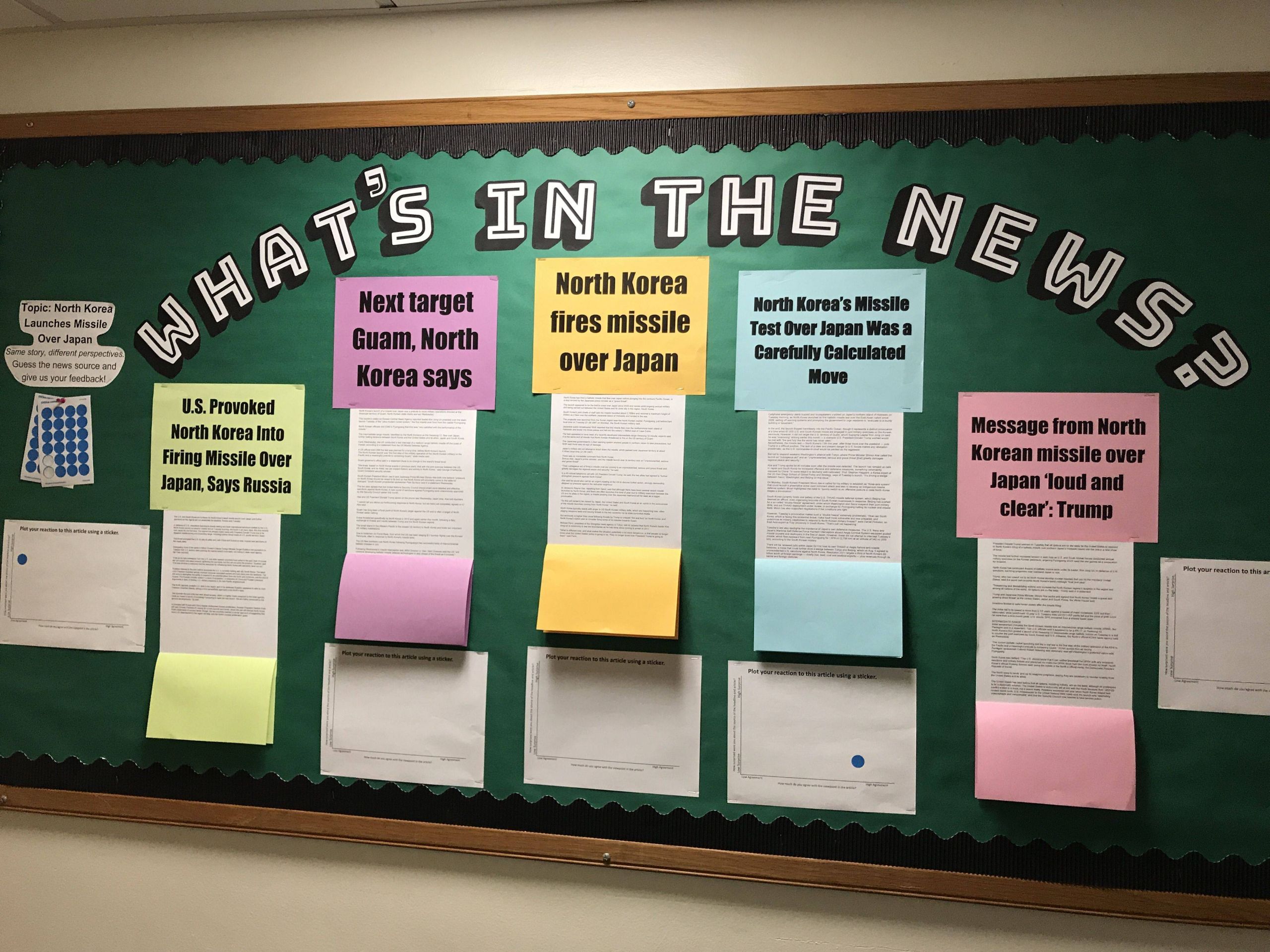 Incredible Bulletin Board Ideas Awesome What S In The News Current Events News Bulletin Board Of Incredible Bulletin Board Ideas Scaled 