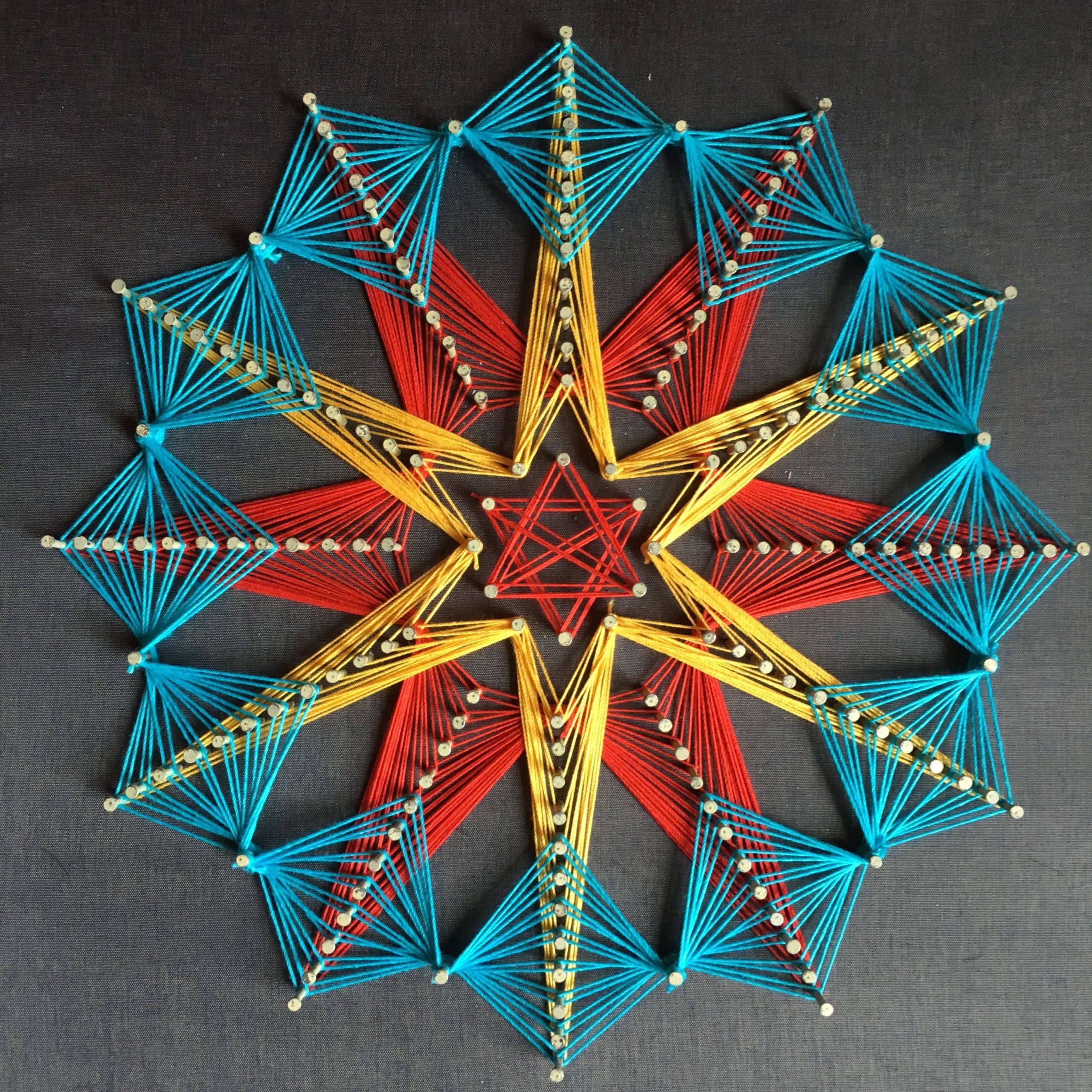 Picturesque Geometric String Art Patterns | Home Design